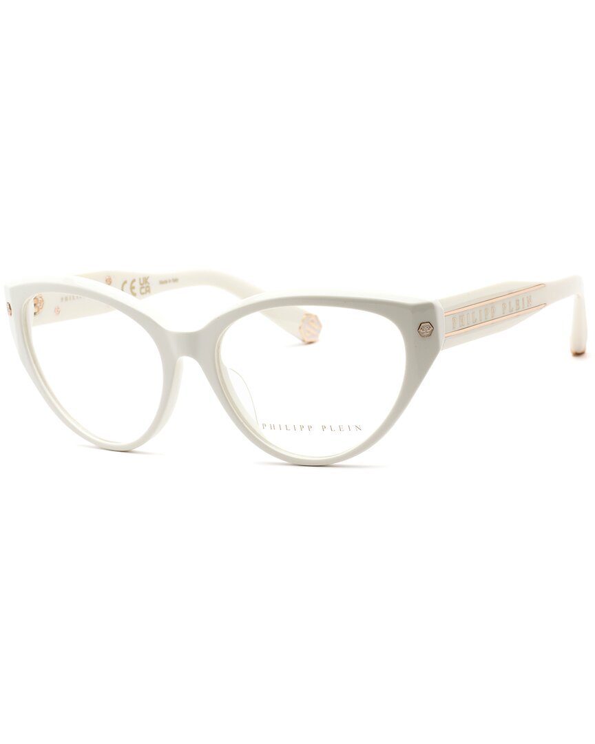 Philipp Plein Women's Vpp052m 54mm Optical Frames In White