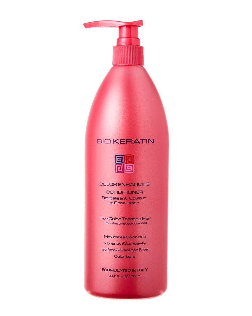 Biokeratin Unisex 33.8oz Color Enhancing Conditioner In White