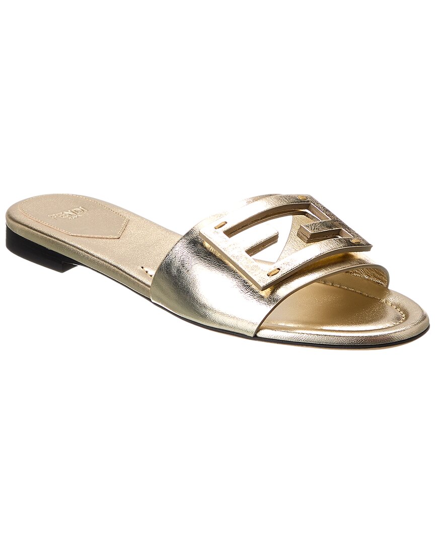 Fendi Baguette Leather Sandal