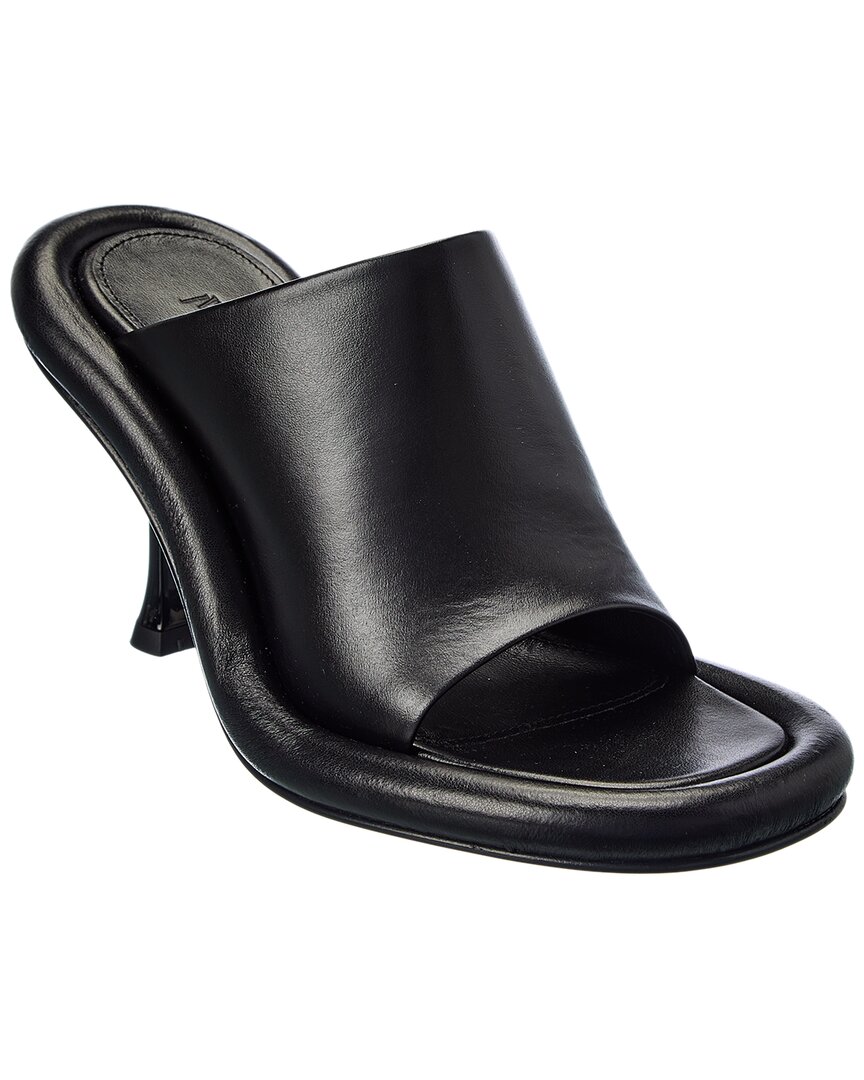 Jw Anderson Woman Sandals Black Size 10 Soft Leather In Black