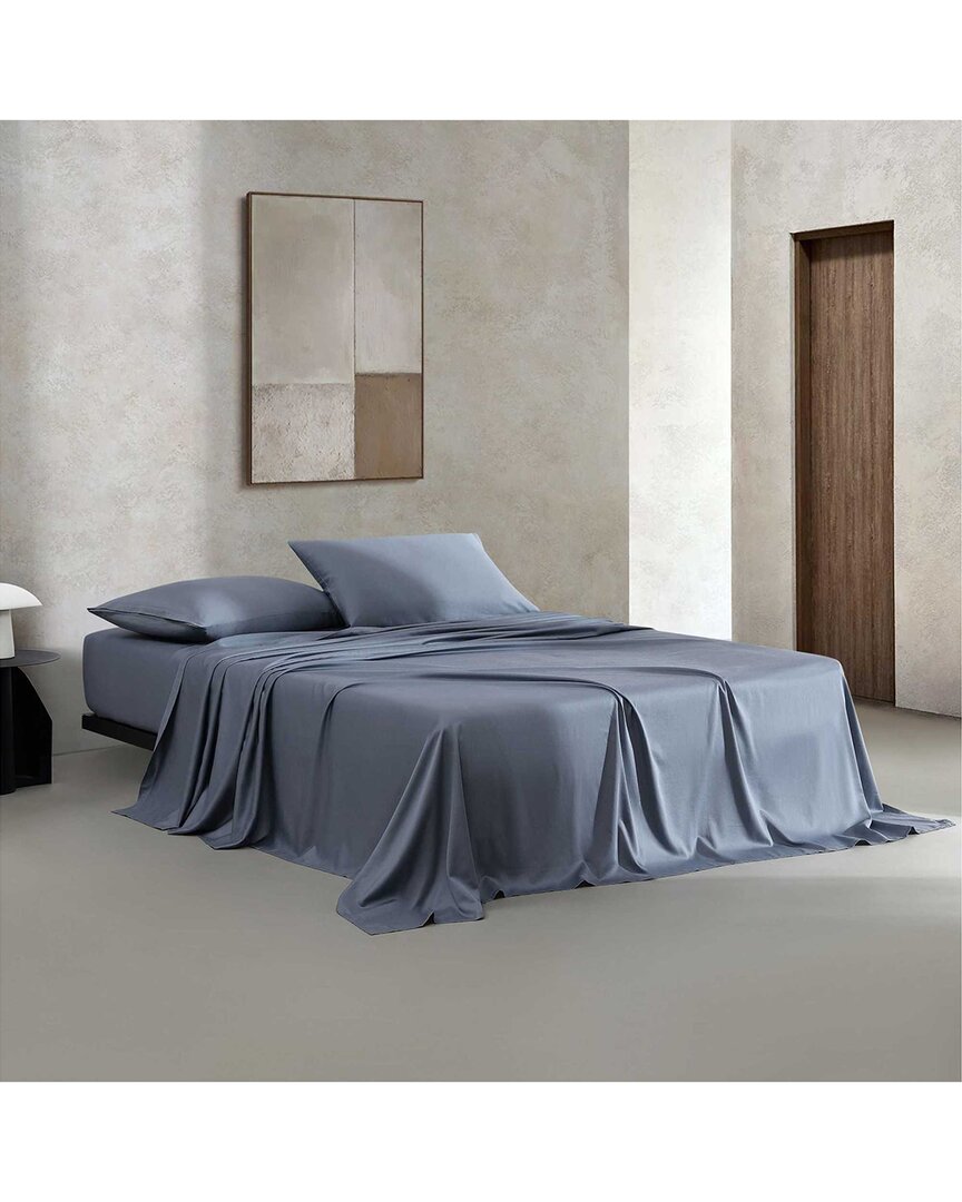 Calvin Klein 300 Thread Count Organic Earth Solid Cotton Sateen Sheet Set
