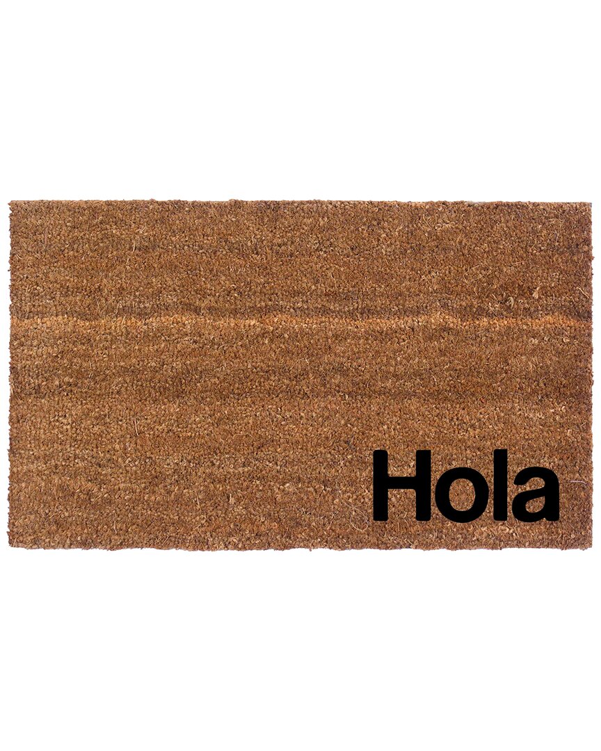 Coco Mats N More Hola Doormat In Multicolor
