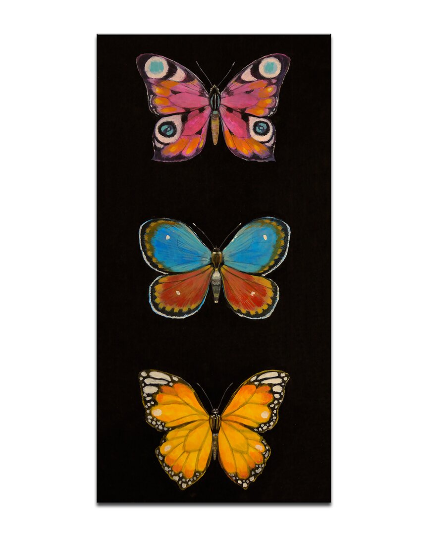 READY2HANGART READY2HANGART BUTTERFLY TRIO I WRAPPED CANVAS WALL ART BY NORMAN WYATT