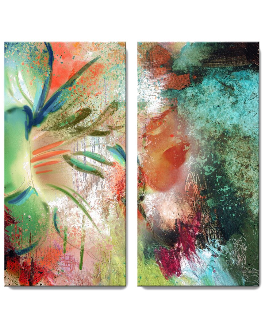 Ready2hangart Painted Petals Lix Canvas Wall Art By Tristan Scott