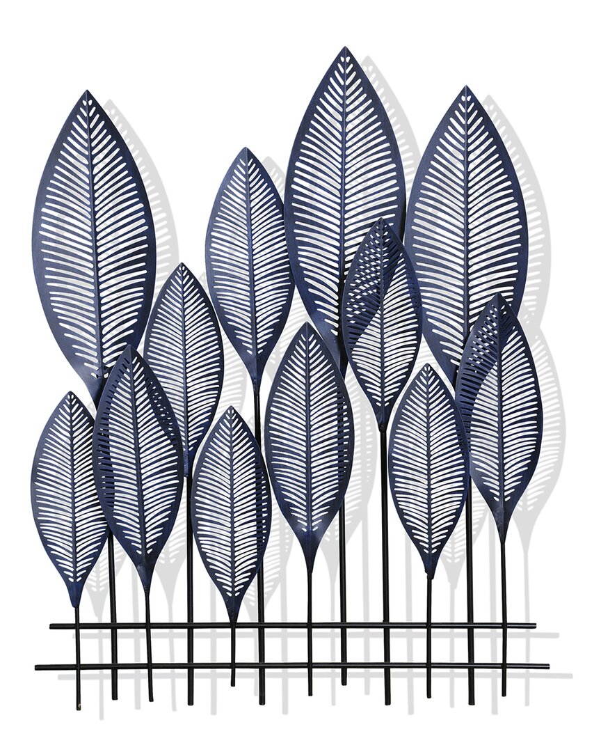 Stylecraft Nola Blue Aesthetic Blue Metal Leaves