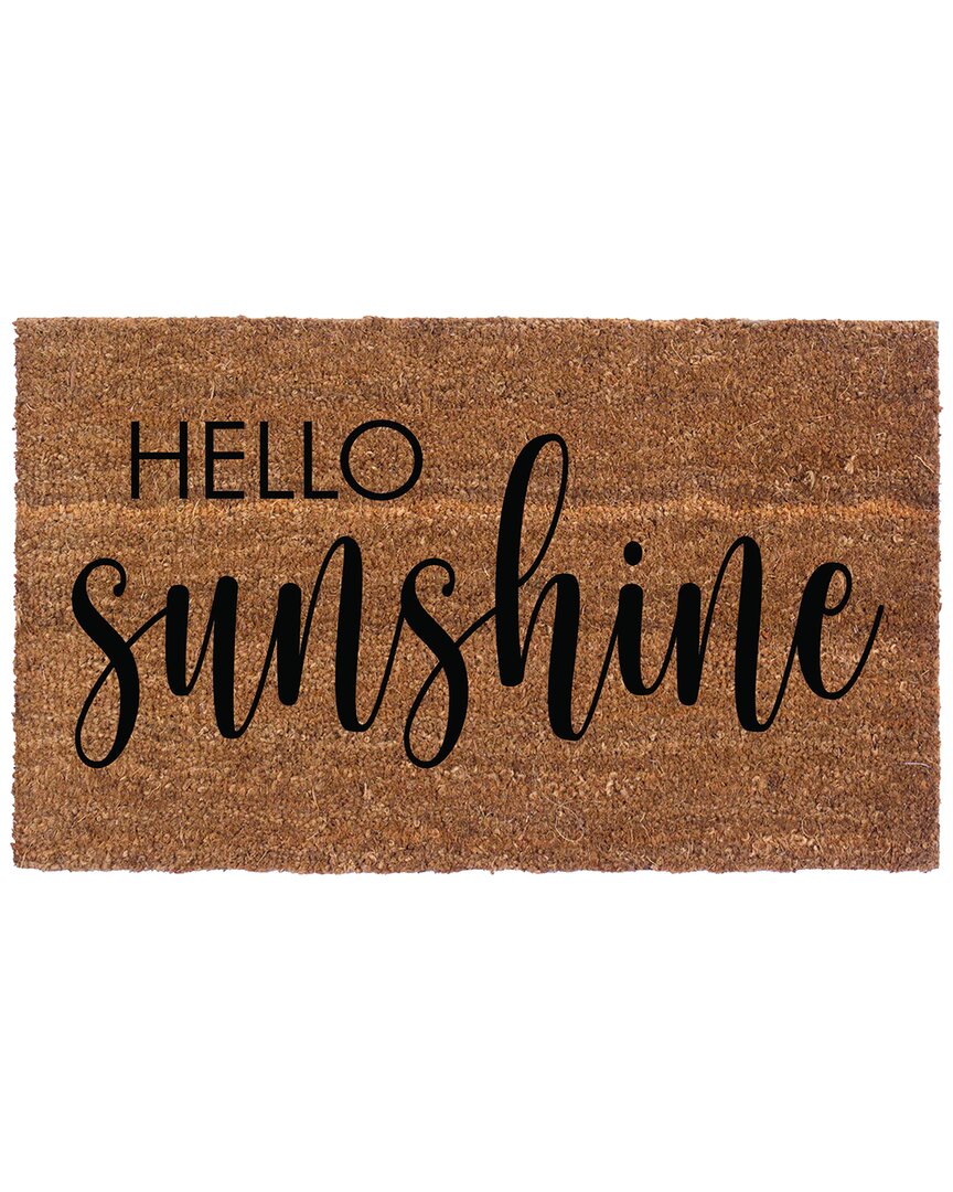 Coco Mats N More Hello Sunshine Rug In Multicolor